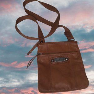 Juicy Couture goat leather cross body bag adjustable strap  FLAWED